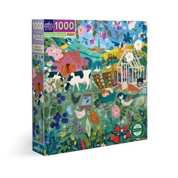 Puzzle English Hedgerow Eeboo 1000 piรจces