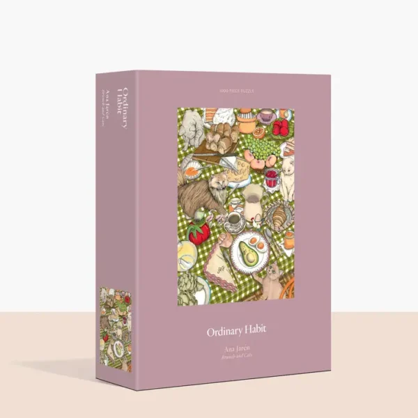 Puzzle Brunch and Cats ordinary habit 1000 piรจces