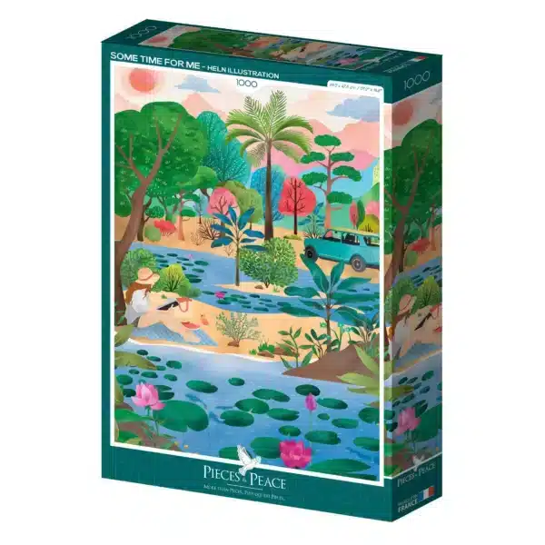 puzzle Some time for me 1000 piรจces pieces and peace