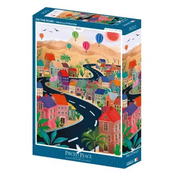 puzzle Sur la route pieces & peace 500 piรจces