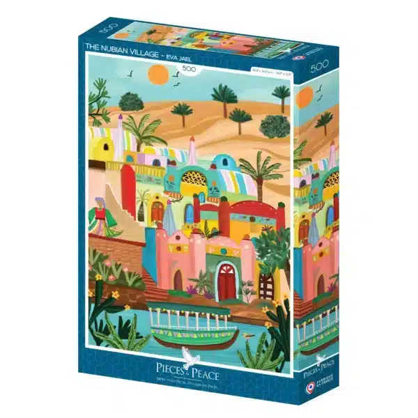 puzzle Le Village Nubien 500 piรจces pieces and peace