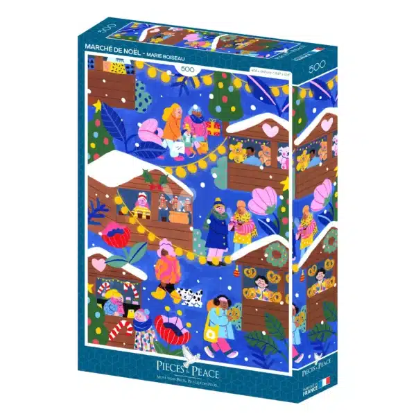 puzzle marchรฉ de noรซl 1000 piรจces pieces and peace-1