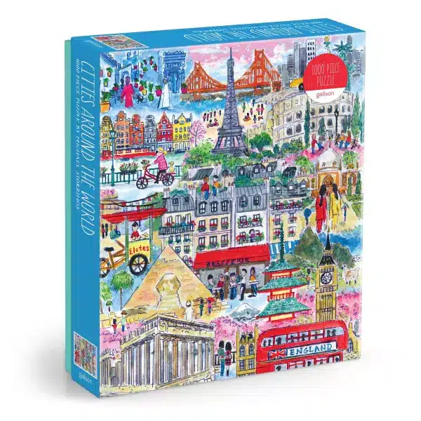 puzzle cities around the world de galison de 1000 piรจces