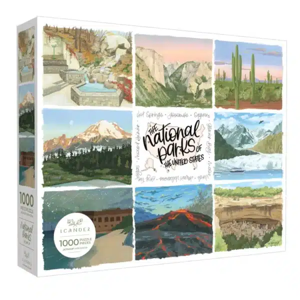 Puzzle National Parks 3 1canoe2 1000 piรจces