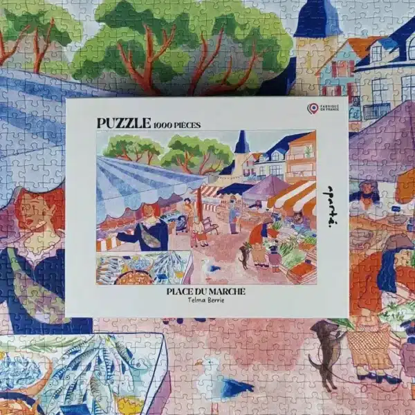 puzzle place du marchรฉ de apartรฉ de 1000 piรจces