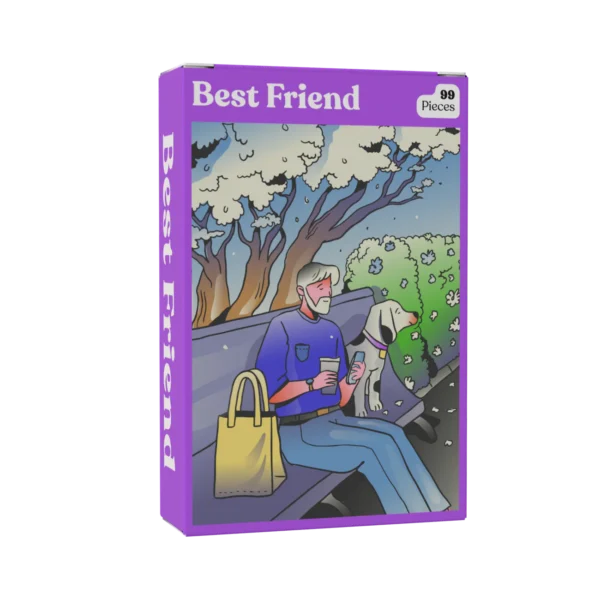 mini puzzle best friend de puzzledly de 99 piรจces