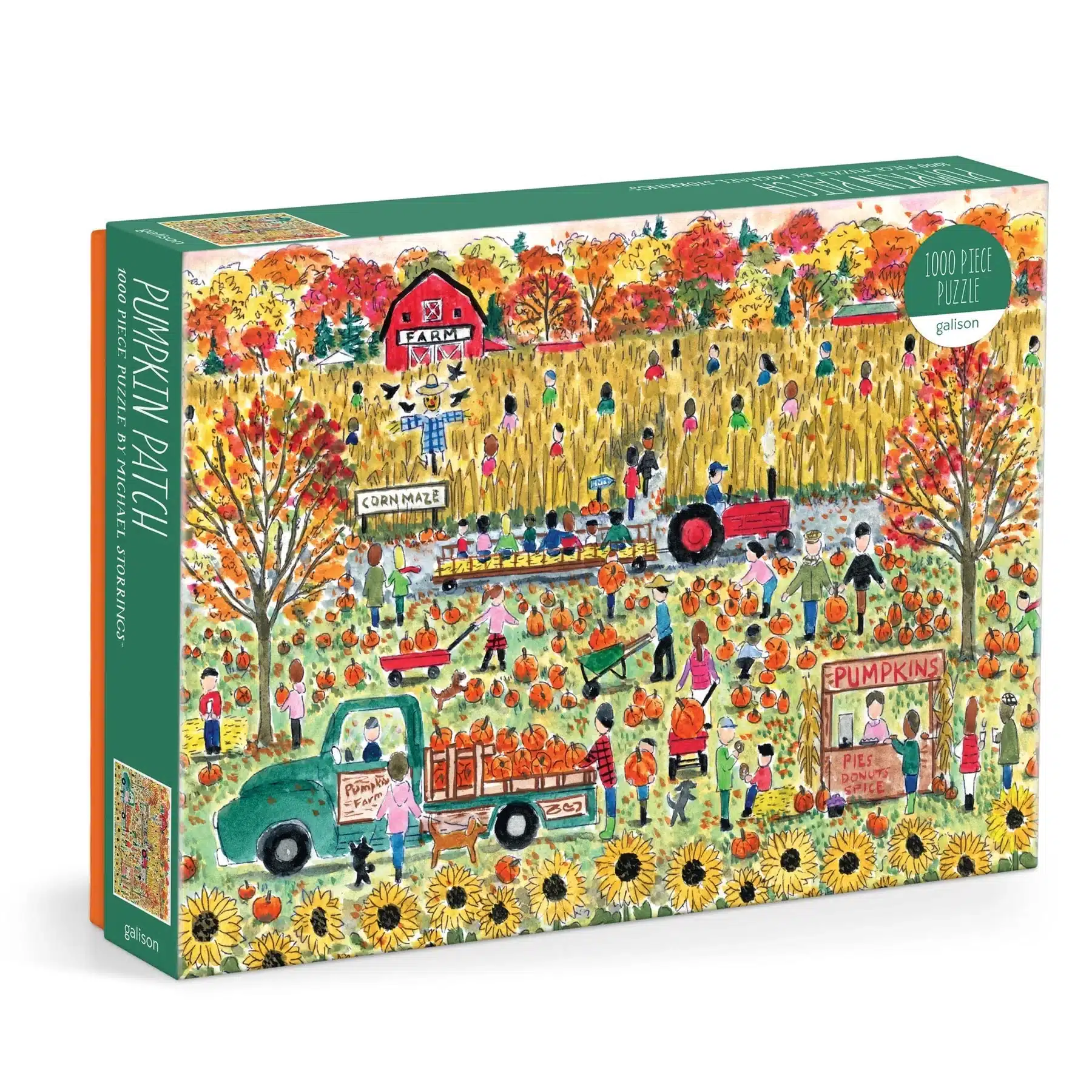 Puzzle Michael Storrings Pumpkin Patch - Galison - 1000 pièces