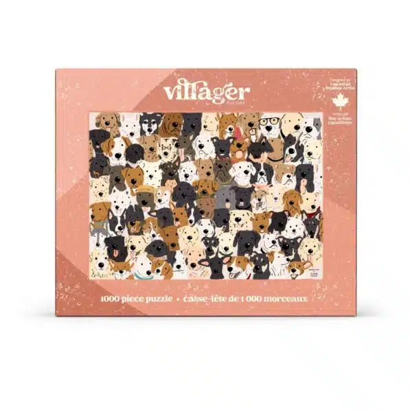 puzzle rescue dogs de villager de 1000 piรจces, puzzle mignon puzzle chien.