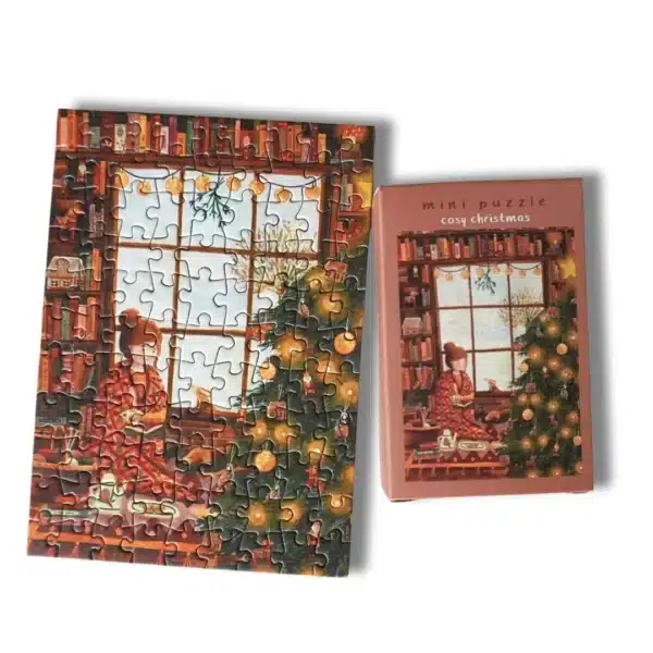 mini puzzle cosy christmas de esther bennink de 99 piรจces