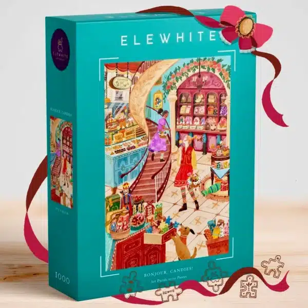 Puzzle Bonjour Candies Elewhite 1000 piรจces