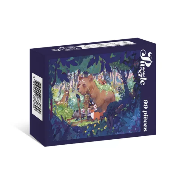 mini puzzle le liรฉshi, gardien de la foret de callisto de 99 piรจces