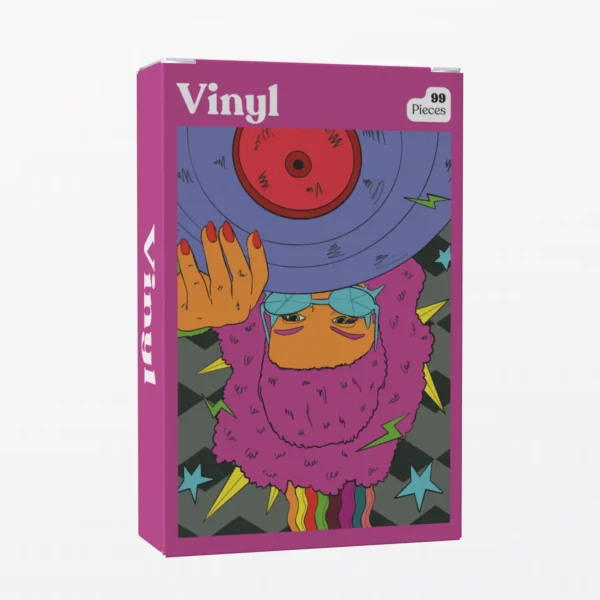 mini puzzle vinyl de puzzledly de 99 piรจces