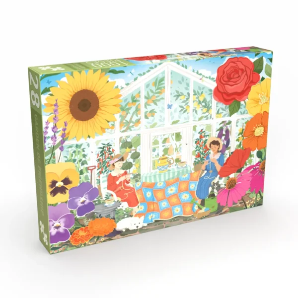 puzzle garden of friendship de penny puzzle de 1000 piรจces, illustrรฉ par nicolle lalonde