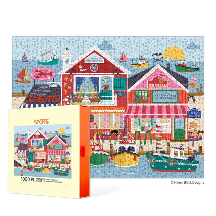 Puzzle Blue Harbor de Werkshoppe de 1000 pièces