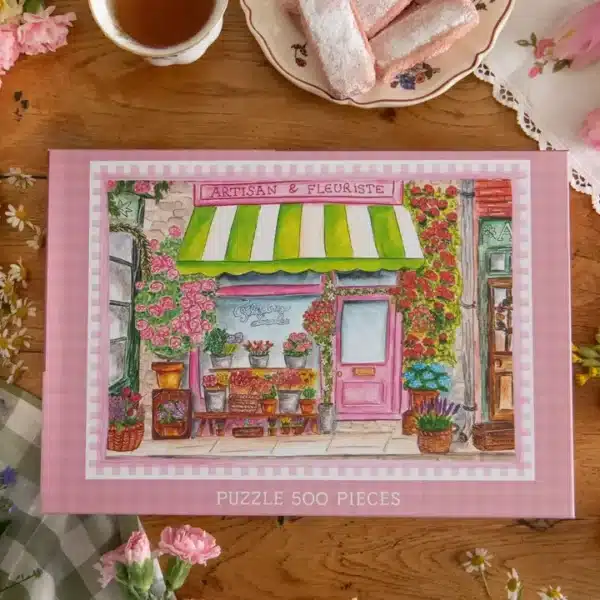 puzzle chez le fleuriste de caro from woodland de 500 pièces