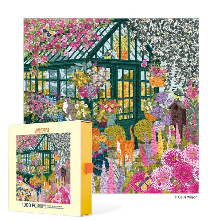 Puzzle Spring Greenhouse de Werkshoppe de 1000 pièces