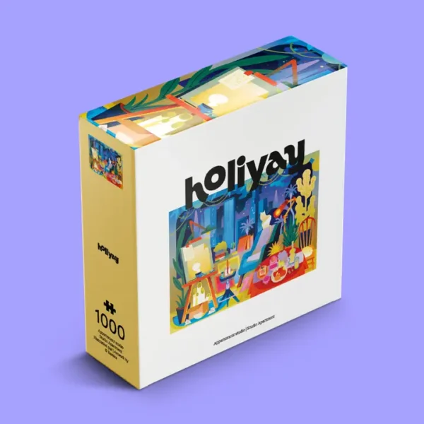 puzzle studio apartment de holiyay de 1000 pièces
