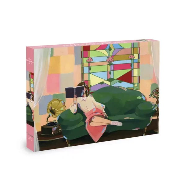 puzzle the reading lady de oll'eo de 500 pieces