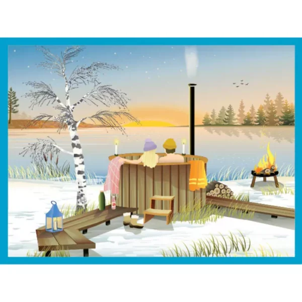 puzzle winter de vissevasse de 300 pièces