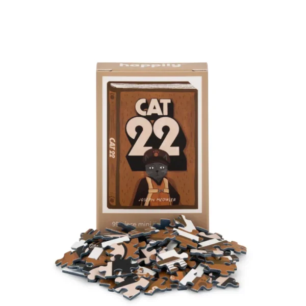mini puzzle cat 22 de happily de 99 piรจces