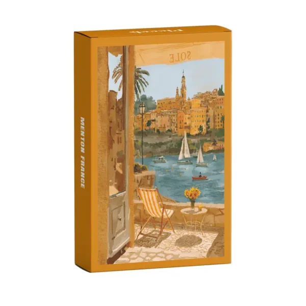 mini puzzle menton france de piecely de 99 pièces