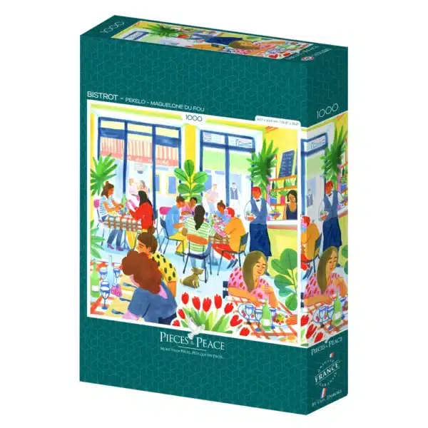 puzzle bistrot de pieces & peace de 1000 piรจces