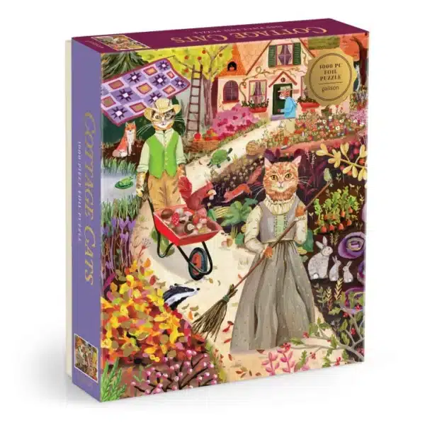 puzzle galison Cottage Cats 1000 Pieces