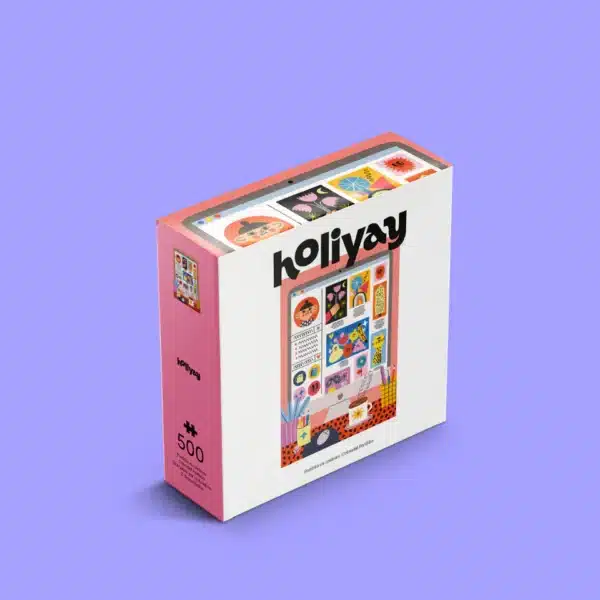 Puzzle Colorful Portfolio - Holiyay - 500 piรจces