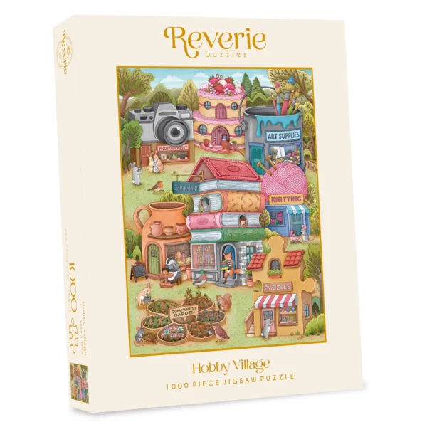 puzzle hobby village de reverie de 1000 piรจces