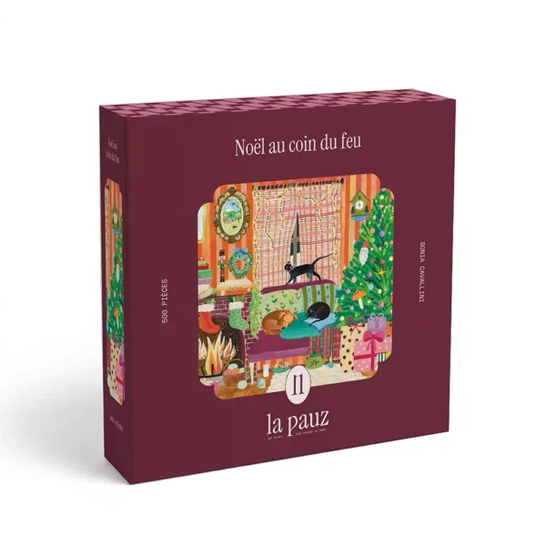 puzzle Noรซl au coin du feu de la pauz de 500 piรจces