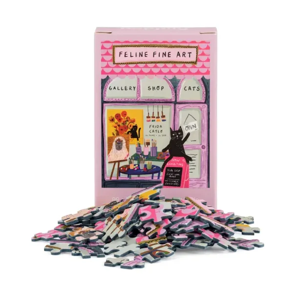 Mini puzzle Feline Fine Art โ Happily โ 99 piรจces