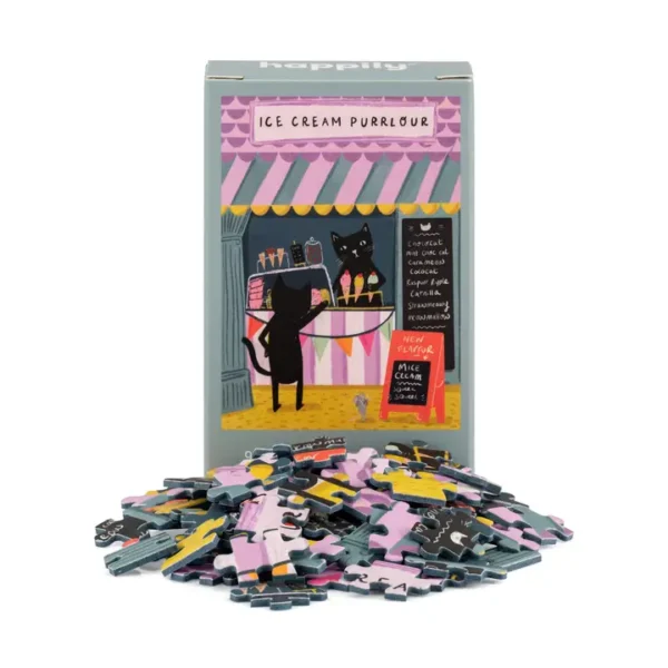 Mini puzzle Ice Cream Purrlour - Happily - 99 piรจces