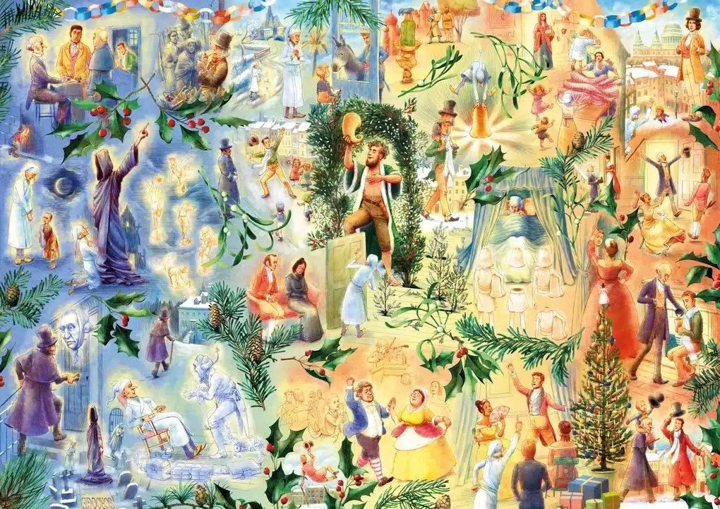 Puzzle The World of Christmas Carol - Laurence King - 1000 pièces – Image 2
