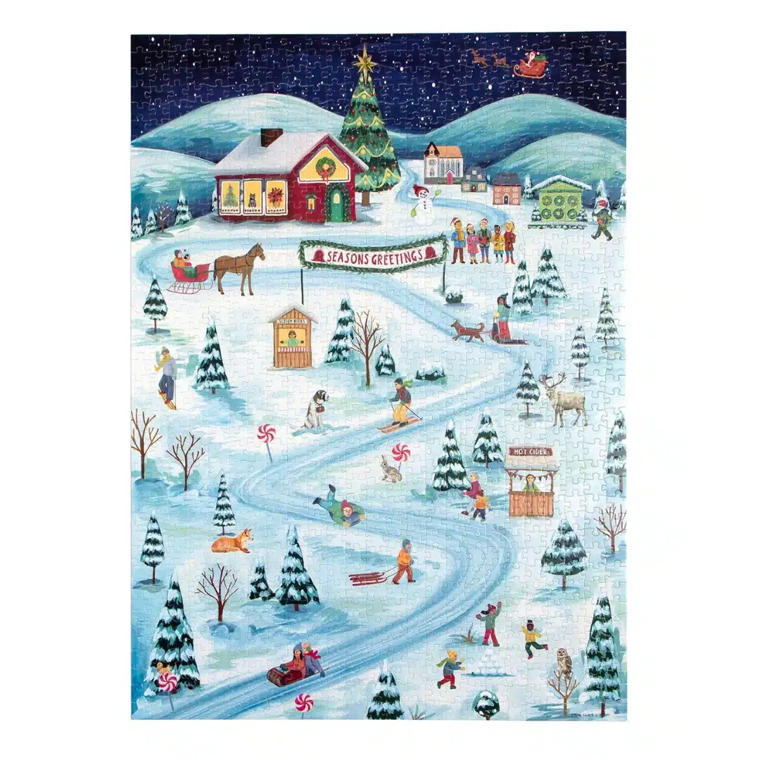 Puzzle Winter Slopes - 1canoe2 - 1000 pièces – Image 2