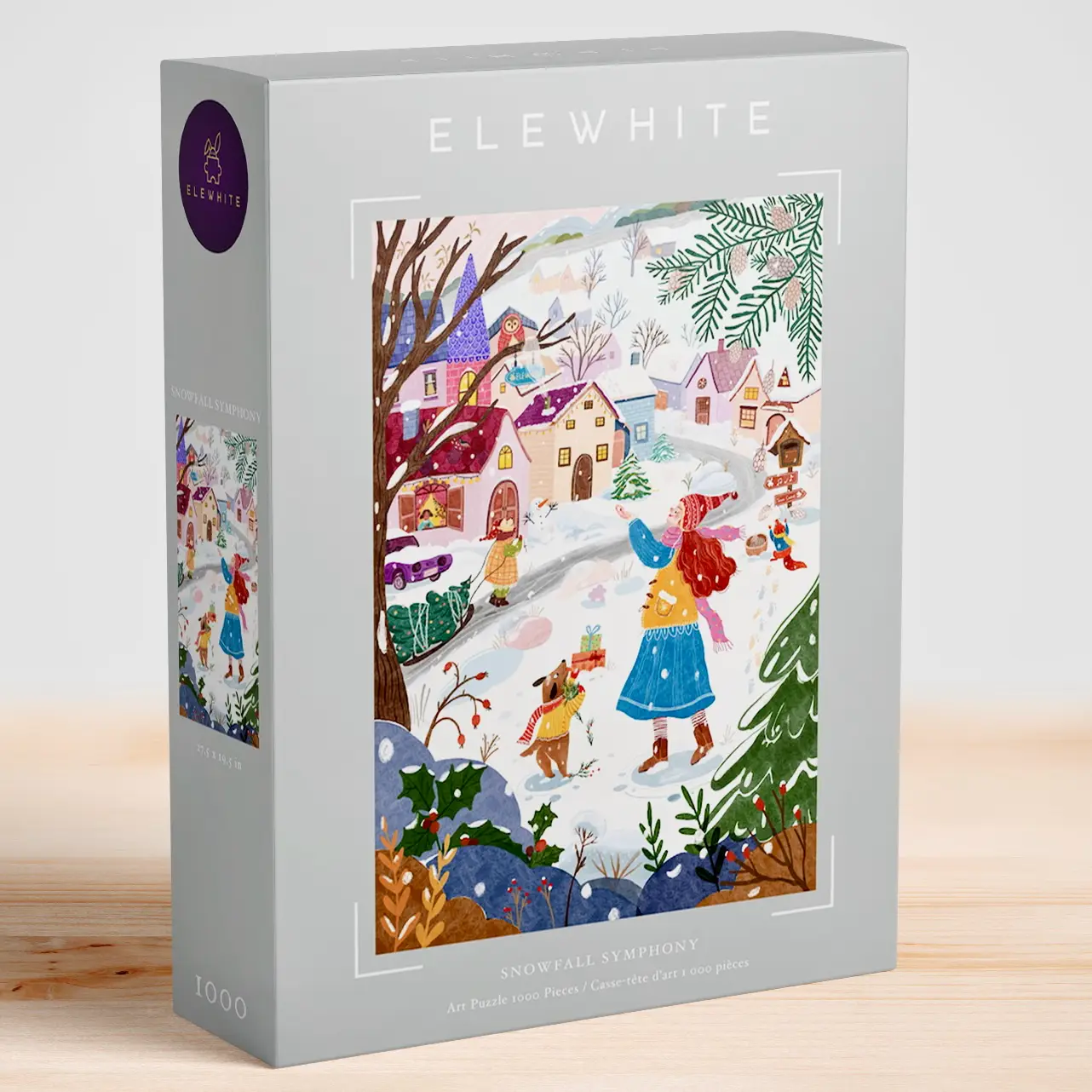 Puzzle Snowfall Symphony - Elewhite - 1000 pièces