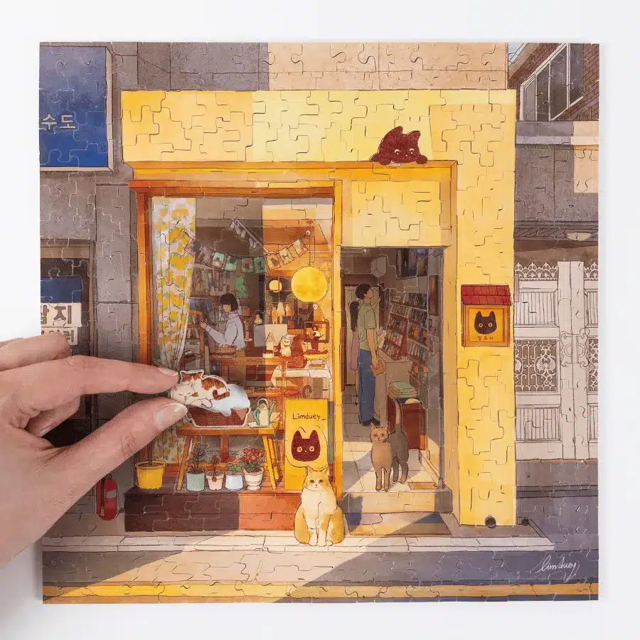 Puzzle La Boutique de Limduey, Séoul - Michèle Wilson - 350 pièces – Image 2
