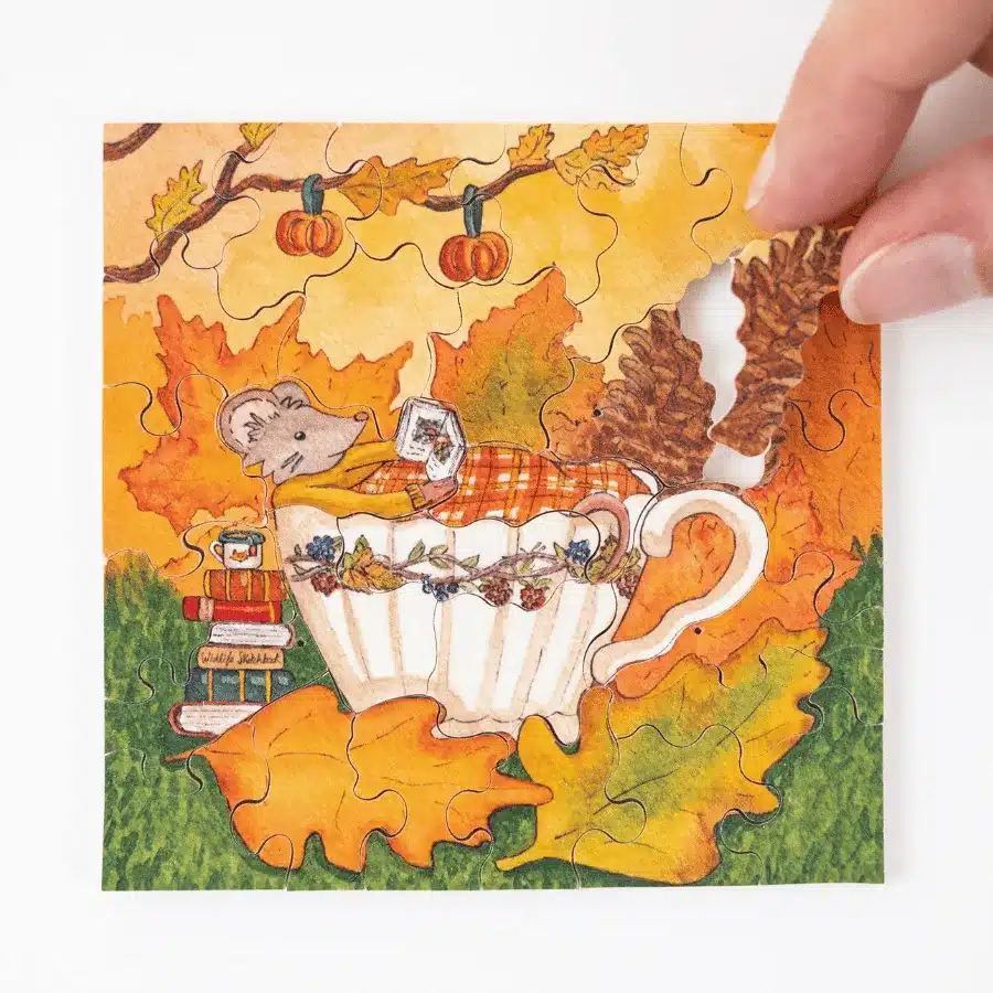 Puzzle Lecture d'Automne - Michèle Wilson - 30 pièces – Image 2