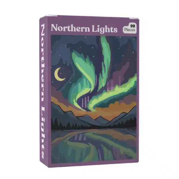 Mini puzzle Northern Lights - Puzzledly - 99 pièces