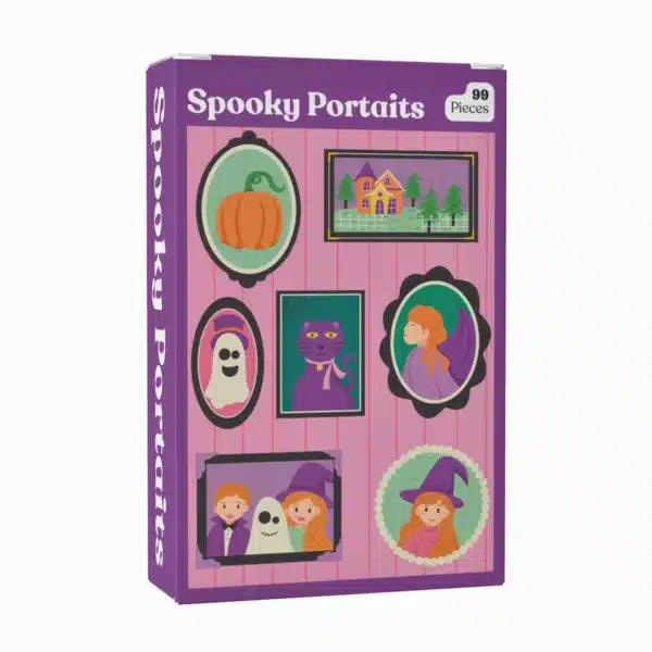Mini puzzle Spooky Portraits - Puzzledly - 99 pièces